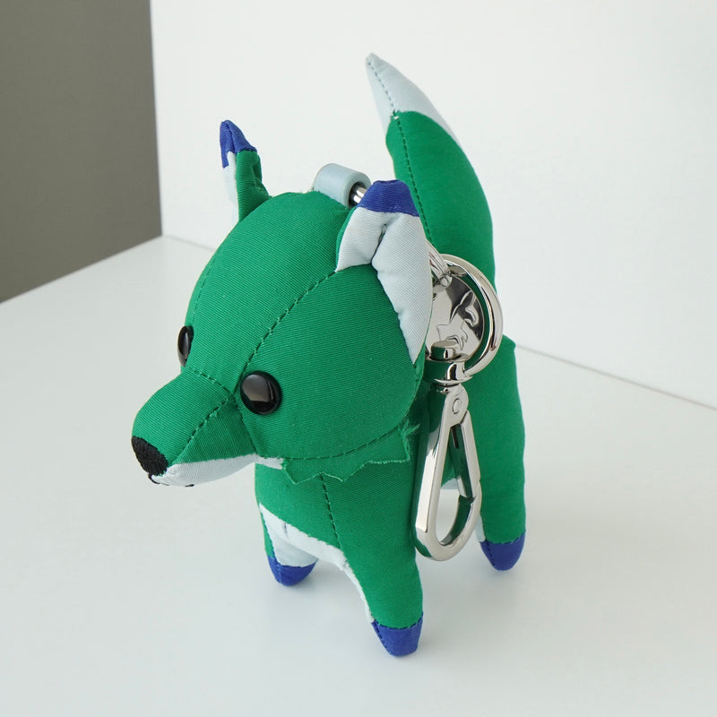メゾン キツネ フォックス キーチャーム バッグチャーム チャーム ぬいぐるみ グリーン