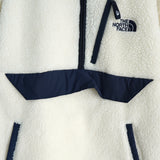 ザ ノースフェイス RIMO Fleece Anorak Hood Jacket ロゴ ハーフジップ ボア フリースジャケット ホワイト