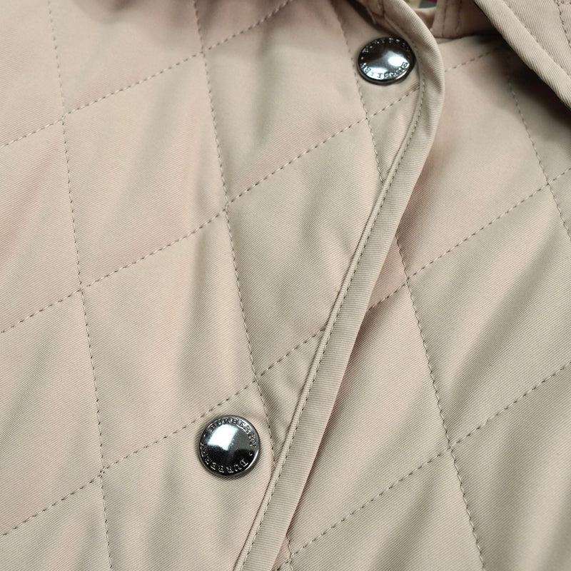 バーバリー キルティングジャケット ノバチェック裏地 ベージュ