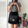 Studs Leather Shoulder Bag