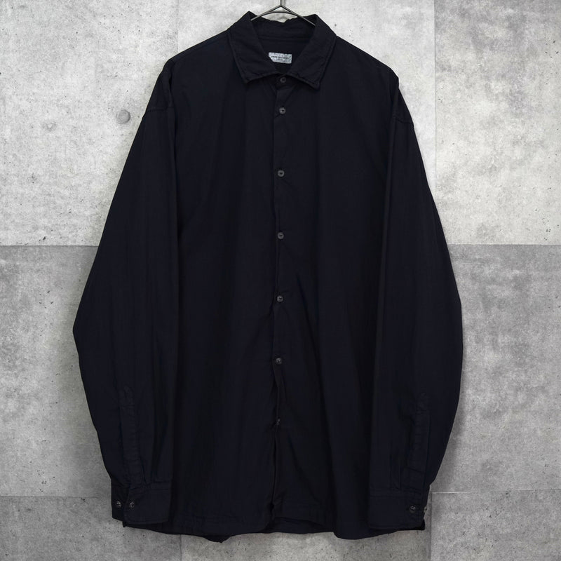 ドリス ヴァン ノッテン コットン / ナイロン 長袖シャツ ブラック