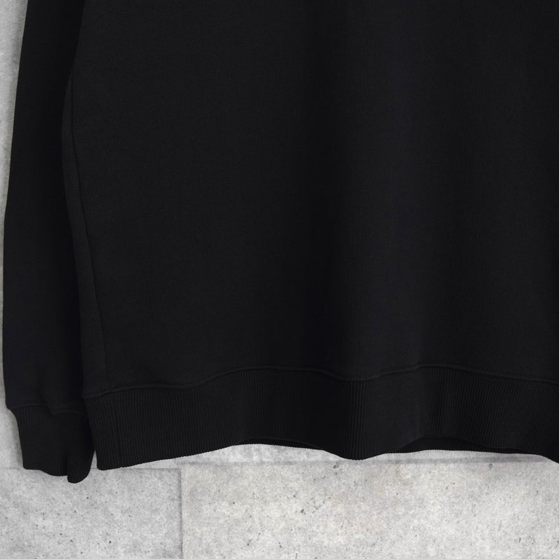 アクネ ストゥディオズ ロゴパッチ スウェット ブラック