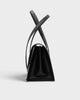 バーバリー ノバチェック ナイロンキャンバス レザー ハンドバッグ ブラック ベージュ