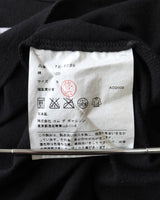 トリコ コム デ ギャルソン 2009年製 フリルドッキング Tシャツ Sサイズ ブラック レディース
