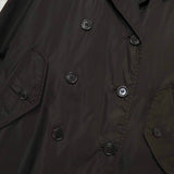 プラダ ナイロン トレンチコート ブラウン