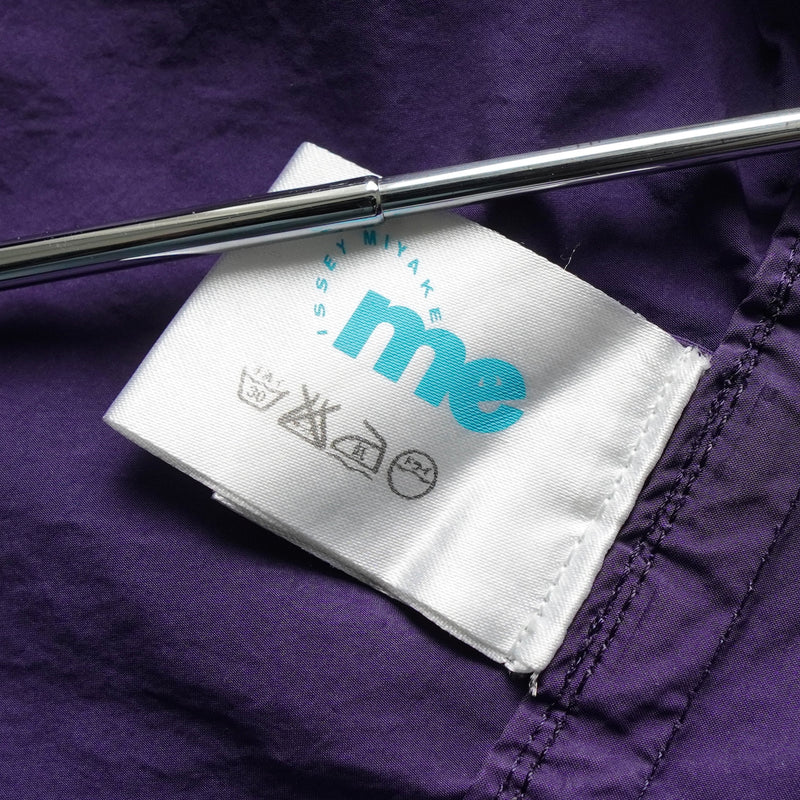 ミー イッセイミヤケ アーカイブ ナイロン トレンチコート レディース パープル