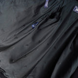 バーバリー アルパカ混紡 ガウンコート ブラック レディース