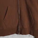 アベイシングエイプ (B)APE SOUNDS LOGO ZIP HOODIE プリント パーカー ブラウン