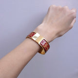 エルメス エマイユ バングル GP レッド