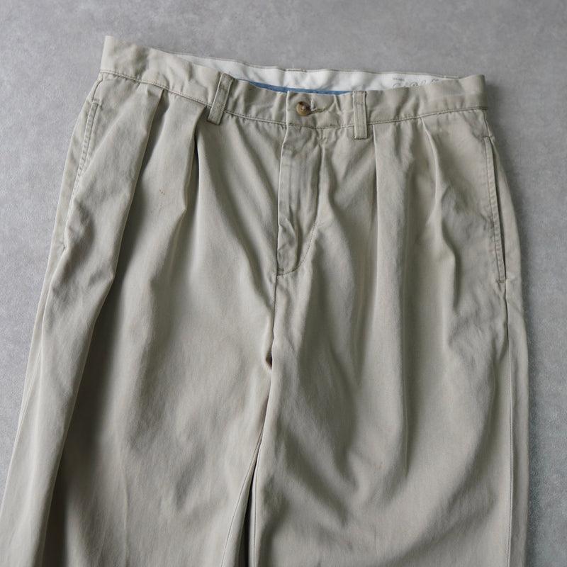 Two-tuck Cotton Pants