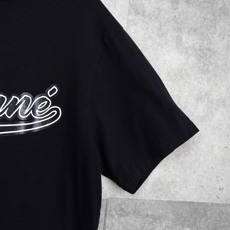 メゾン キツネ カレッジロゴ Tシャツ ブラック