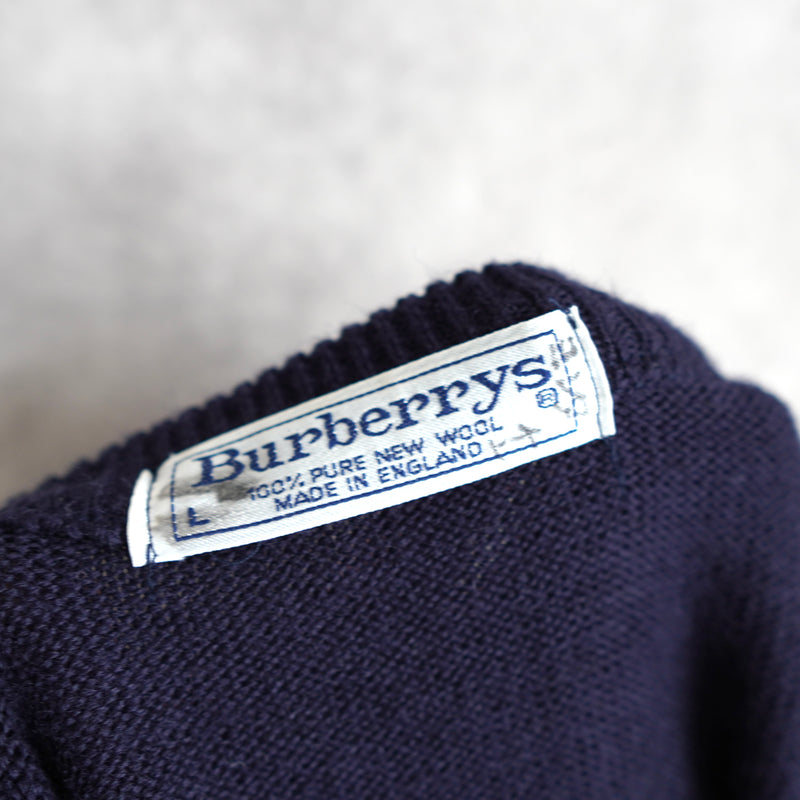 80's〜90's｜Logo Embroidery Sweater｜Made in England