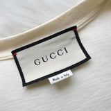 Gucci 象牙色经典徽标 T 恤