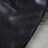 Maison Margiela MM6 皮革日本小号黑色包