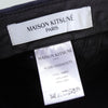Maison Kitsune logo embroidered cap in navy