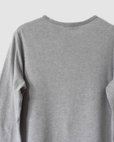 トリコ コム デ ギャルソン AD2012  レース 装飾 長袖Tシャツ ロンT グレー M レディース