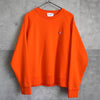 Maison Kitsune Fox Sweatshirt in Orange