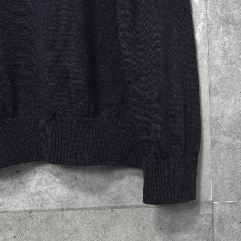 メゾン キツネ フォックスロゴ ニット グレー