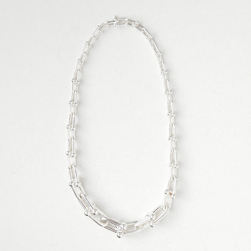 ティファニー ハードウェア グラジュエイテッドリンク ネックレス シルバー925