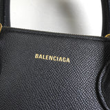 バレンシアガ ヴィル レザー 2way ハンドバッグ ショルダーバッグ ブラック