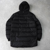 アクネ ストゥディオズ フーデッド ダウンコート ダウンジャケット ブラック