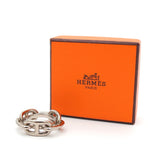 エルメス ルガテ スカーフリング シルバー 箱付き