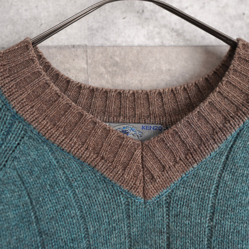 90's｜V-neck Wool Sweater