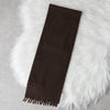 プラダ ロゴ カシミヤ マフラー ブラウン