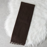 プラダ ロゴ カシミヤ マフラー ブラウン