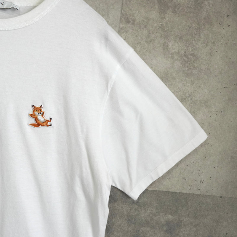 メゾン キツネ チラックスフォックス Tシャツ ホワイト