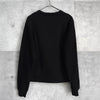 ロエベ アナグラム ショート丈 異素材切り替え スウェット レディース ブラック