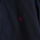 ポロ ラルフローレン ポニーロゴ フリース裏地 中綿 ブルゾン ネイビー