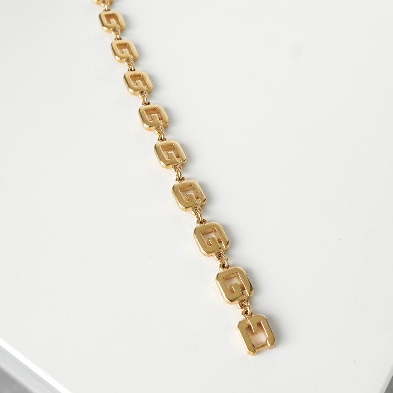 ジバンシィ ヴィンテージ Gロゴ ブレスレット GP ゴールド