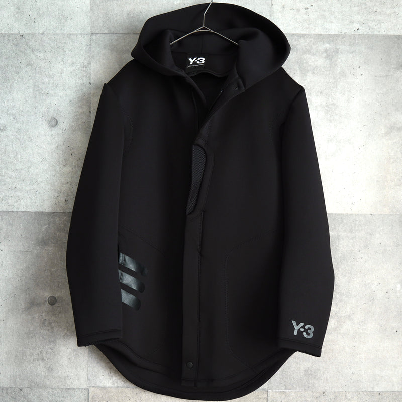 ワイスリー FUTURE SPORT HOODIE ロゴ フルジップ パーカー ブラック