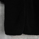 ザ ノースフェイス リバーシブル ロゴ刺繍 ロング丈 キルティングコート ボアコート カーキ / ブラック