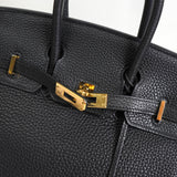 エルメス バーキン25 トゴ ブラック ゴールド金具 □L刻 / 2008年製