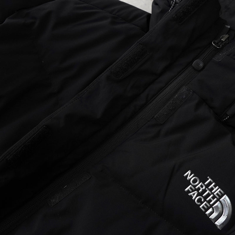 ザ ノースフェイス ドライベント ロゴ ロング丈 ダウンジャケット ダウンコート ブラック
