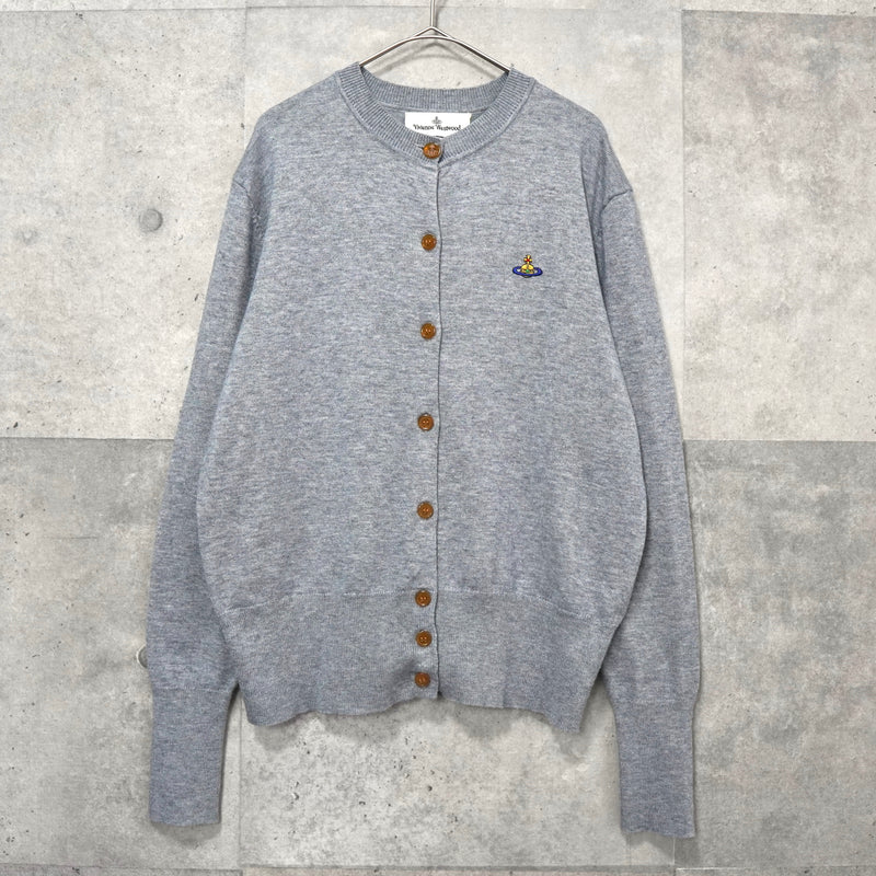 ヴィヴィアン ウエストウッド オーブ カーディガン レディース グレー