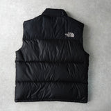 ザ ノースフェイス ヌプシ 700フィル ロゴ ダウンベスト ブラック