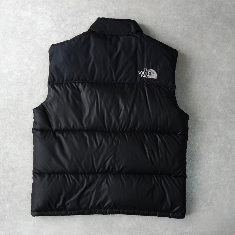 ザ ノースフェイス ヌプシ 700フィル ロゴ ダウンベスト ブラック