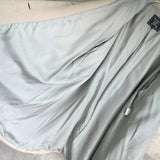 バーバリー ヴィンテージ ウール ノーカラーコート ライトグレー レディース