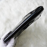 シャネル ノベルティ ココマーク パテントレザー 2way チェーン ショルダーバッグ ブラック