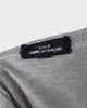 トリコ コム デ ギャルソン AD2012  レース 装飾 長袖Tシャツ ロンT グレー M レディース