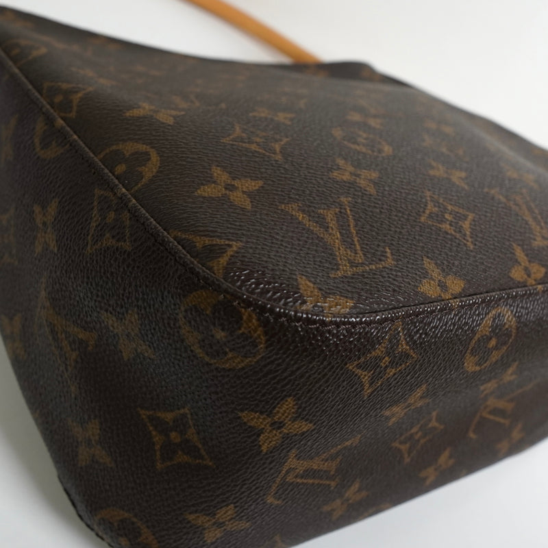 ルイ ヴィトン モノグラム ルーピングMM ワンショルダーバッグ ブラウン M51146