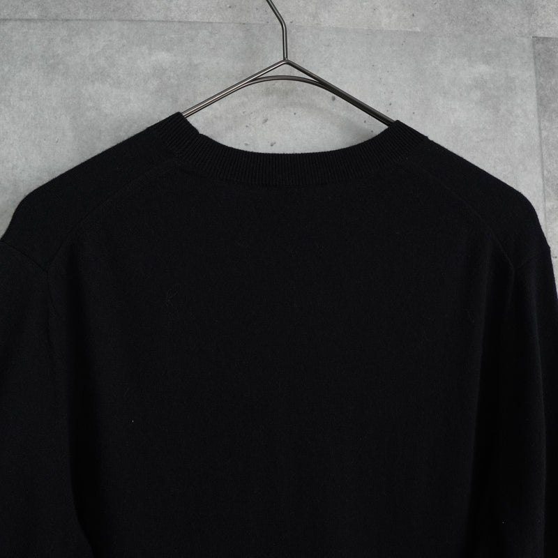 バーバリー TBロゴ カシミヤ100% ニット ブラック タグ付き未使用品