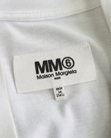 エムエムシックス メゾン マルジェラ オーバーサイズ Tシャツ ホワイト メンズ レディース