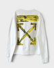 オフホワイト 19AW Acrylic Arrows Sweatshirt スウェット ホワイト M メンズ