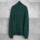 アクネ ストゥディオズ ハーフジップ ハイネック ニット グリーン