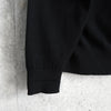 イヴ サンローラン ヴィンテージ YSLロゴ モックネック ニット ブラック