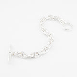 エルメス シェーヌダンクル シルバー925 ブレスレット PM 18コマ 新品仕上げ